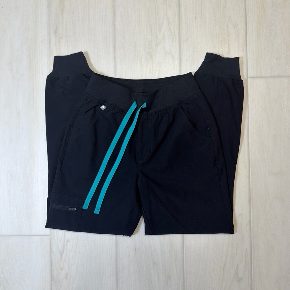 FIGS FreeX Zamora Jogger Scrub Pants Black XXS Petite